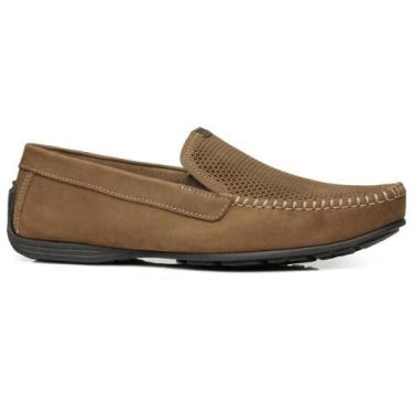 Imagem de Mocassim Masculino Drive Couro Mascavo Pegada 140780-04, 41