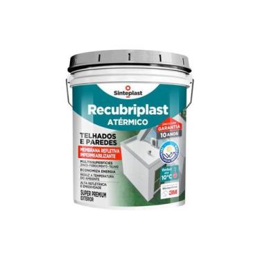 Imagem de RECUBRIPLAST TÉRMICO MANTA ACRÍLICA IMPERMEABILIZANTE TELHADOS E PARED