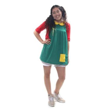 Imagem de Fantasia Chiquinha Adulto Roupa Original Turma Do Chaves - SULAMERICAN