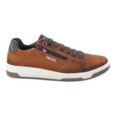 Imagem de Tênis Sapatênis Ferracini Vox Sintético Marrom Masculino, Brown, 40