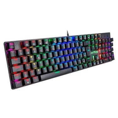 Imagem de Teclado Mecânico Gamer Viper Pro Gamer Mamba Confortável