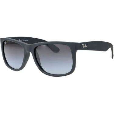 Imagem de Óculos de Sol Ray-Ban Justin RB4165L 601/8G Preto Fosco Tam. 55-16 mm