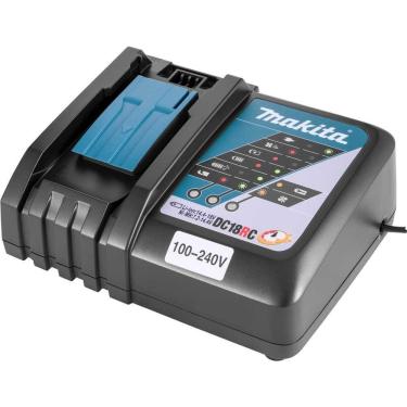 Imagem de Carregador de Baterias Makita Dc 18RC para Ferramentas Linha Lxt 18V Bivolt Automático Saída 6,0A