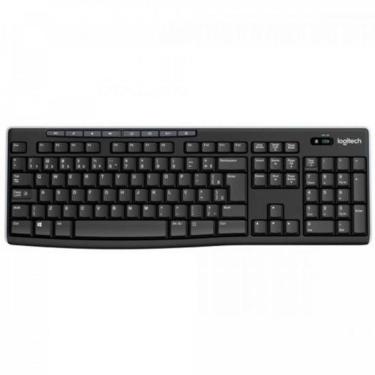 Imagem de Teclado sem Fio K270 com Receptor Logitech Unifying 2,4 Ghz Atalhos Multimídia Resisten...