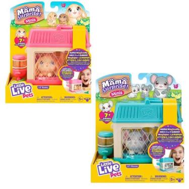 Imagem de Brinquedo Playset Little Live Pets Mama Surprise Lil Mouse - Fun, Rosa
