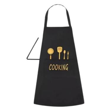 Imagem de Avental De Cozinha Top Chef 60x70cm Uso Doméstico Cor:Bege, Bege