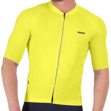 Imagem de Camisa de Ciclismo Triway Sports Endurance Amarela Masculina -, Amarel