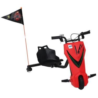 Imagem de Triciclo Elétrico Drift 36V 250W Bel Suporta até 120kg para Diversão c