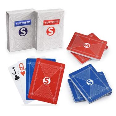 Imagem de Baralho de cartas suptrstr Jumbo Index à prova dágua para pôquer