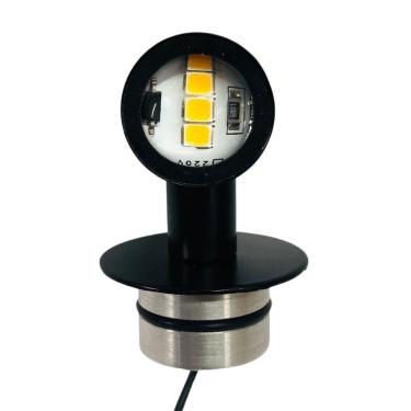 Imagem de Arandela Led Sonic LA-123 1 Facho Alumínio 3000K IP65 Preto Ledart 127V