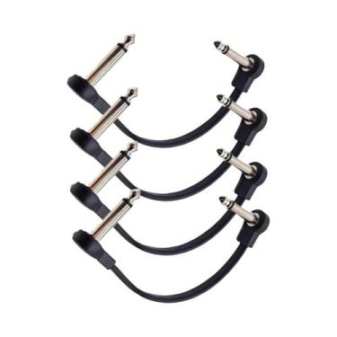 Imagem de Cabo De Áudio Para Pedal De Guitarra Elétrica Anti-Ruído, Conectores P