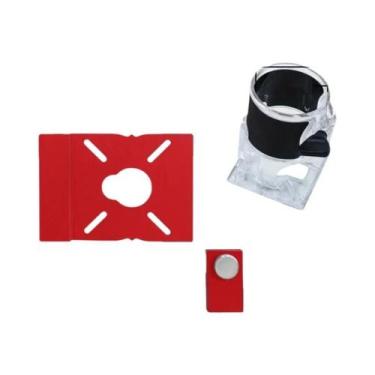 Imagem de Conjunto De Conectores De Trilho Guia De Alumínio Reforçado Para Serra