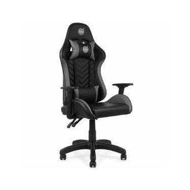 Imagem de Cadeira Gamer Elite Pro Dazz Preto E Cinza Preto material sintético 140 kg