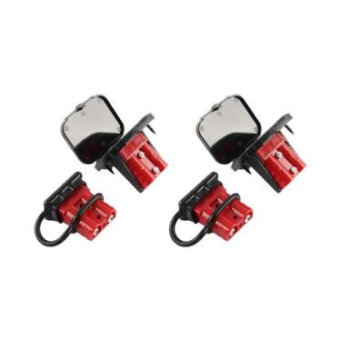 Imagem de Conector De Bateria De Alta Corrente 50A De Duplo Polo Com Conexão Ráp