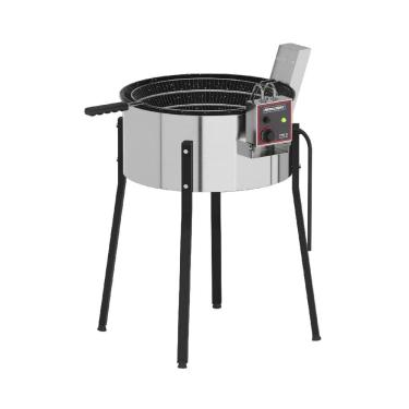 Imagem de Tacho Fritador Elétrico a Óleo TFRE-15 Comercial Esmaltado 15L 5500W 220V Cinza Metalcubas