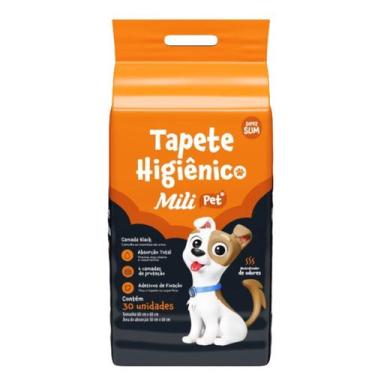 Imagem de Tapete Higiênico Mili PET Super Slim com 30 Unidades