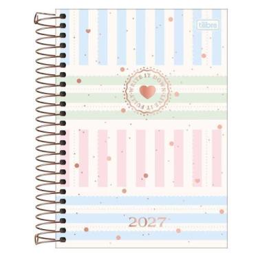 Imagem de Agenda Espiral Soho 2027 80 Folhas Faixas - Tilibra - Tendtudo