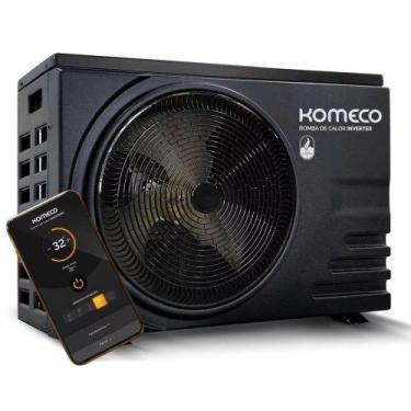 Imagem de Trocador de Calor para Piscina KOBC 120QC G1 Inverter Wi-fi Komeco 8KW