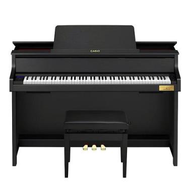 Imagem de Piano Cassio Digital GP310 BK Grand Hybrid Preto - CASIO, UNICA, U