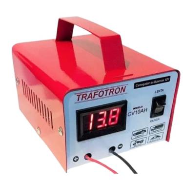 Imagem de Carregador de Bateria 12v 10a Flutuante Com Voltímetro