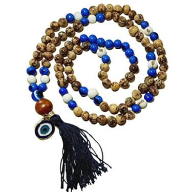 Imagem de Japamala 108 contas Semente de Açaí Olho Grego