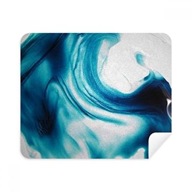 Imagem de Pano de limpeza de pigmentos azul líquido transparente limpador de tela 2 peças tecido de camurça