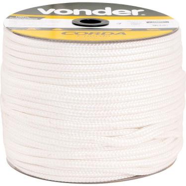 Imagem de Corda Multifilamento Trançada 4,0mm 3,0kg 360 Metros Branca