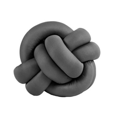 Imagem de Almofada De Nó Decorativa Cinza Avulsa