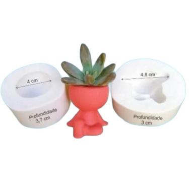 Imagem de Molde De Silicone Vaso Bob