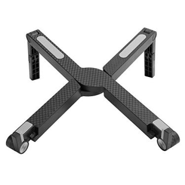 Imagem de Vbestlife Suporte dobrável para notebook e tablet, suporte de base ajustável, para notebooks e tablets com menos de 17 polegadas (preto)