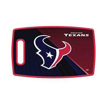 Imagem de Tábua de corte grande Sports Vault NFL Houston Texans, 14,5" x 9"