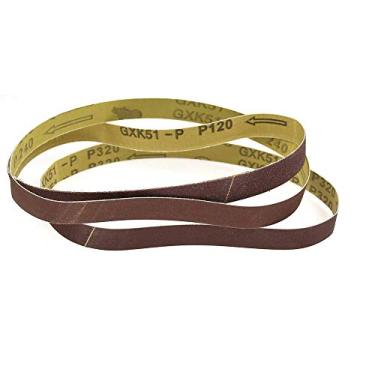 Imagem de 5 pcs lixadeira de cinta P40 - P800 457 * 13mm / 330 * 10mm / 520 * 20mm para moagem de ponto de solda, P120,330x10mm