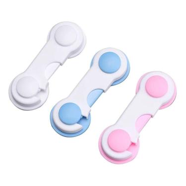 Imagem de Trava Multiuso para Armário Gaveta Porta Criança 2 Unidades