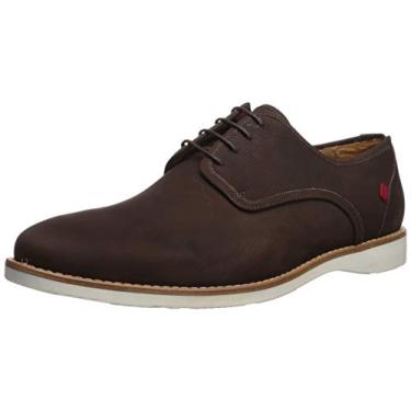 Imagem de MARC JOSEPH NEW YORK Sapato Oxford masculino de couro feito no Brasil Bowery Street, Nobuck marrom, 8.5