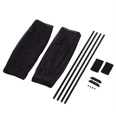 Imagem de MACHSWON Cortinas de proteção U-V para carro cortinas de sombra de janela lateral viseira capa de malha escudo 50cm 2X