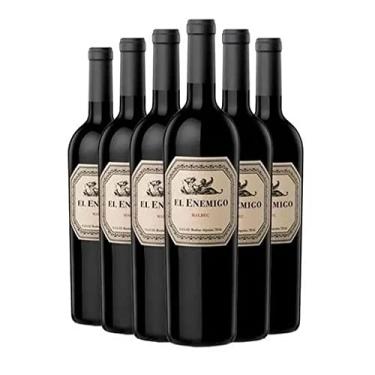 Imagem de Caixa Vinho Tinto - EL ENEMIGO MALBEC - 6 unidades