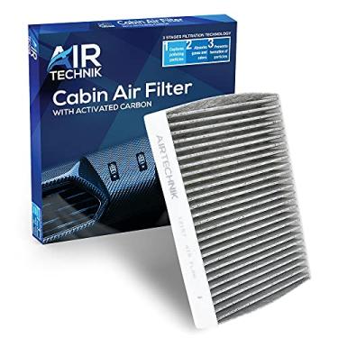Imagem de AirTechnik Filtro de ar de cabine CF12157 com carbono ativado | Serve para ES300H/ES350, RX350/RX350L, RX450H/RX450HL, UX200/UX250H / CX-9 / Avalon, Camry, Corolla, Highlander, Prius, RAV4, Venza