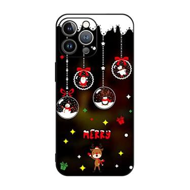 Imagem de Capa fosca funky compatível com iPhone 14 Pro Max capa padrão de Natal compatível com iPhone 13 11 12 Pro Max Mini XS X XR 7 8 14 Plus (iPhone13 Mini, W011)