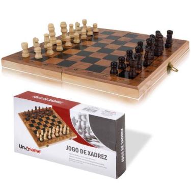 Jogo de Xadrez e Dama em Madeira M - Hoyle Games 28702 - 8 a 11 anos - de  R$ 150,00 à R$ 199,99 no Shoptime