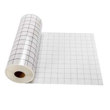 Imagem de Colcolo Fita De Papel De Transferência Transparente Premium – Rolo De Fita De Aplicação Para Alinhamento Perfeito Da Silhouette Cameo, Vinil Adesivo Para Decalques (30, 5 X 14, 7 Cm)