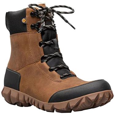 Imagem de BOGS Bota feminina Arcata Urban Leather Tall Boot Snow, Carmel/Âmbar, 6
