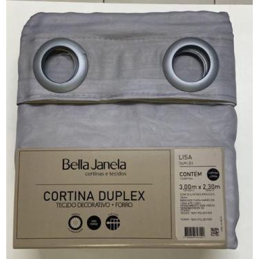Imagem de Cortina Duplex 3,00 X 2,30 Lisa Bella Janela