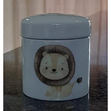 Imagem de Pote Menor para Kit higiene bebê Safari - Peça Porcelana