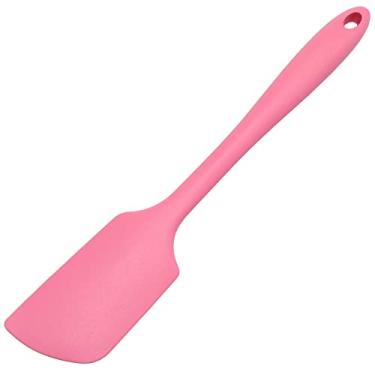 Imagem de Chef Craft Espátula angular de silicone premium, 28 cm, rosa