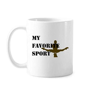 Imagem de Like Sports Fitness Balanced Vaulting Horse Caneca Cerâmica Café Porcelana