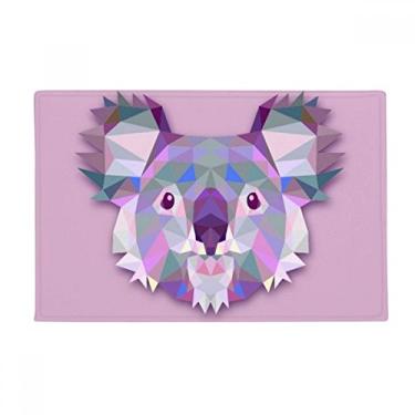 Imagem de DIYthinker Tapete de porta de banheiro com ilustração de desenho da Austrália Koala Tapete antiderrapante