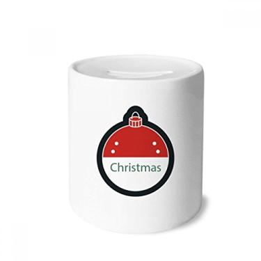 Imagem de DIYthinker Crachá de Natal ícone de desenho animado caixa de dinheiro caixa de cerâmica porta-moedas presente