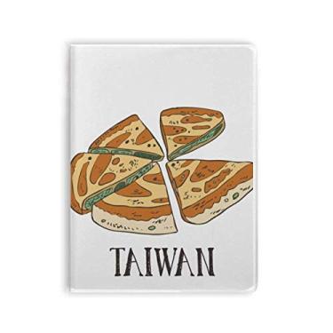 Imagem de Food Pizza Taiwan Viagem Art Deco Presente Fashion Caderno Goma Diário Capa Macia
