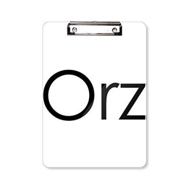 Imagem de Placa de apoio para prancheta com citação A4