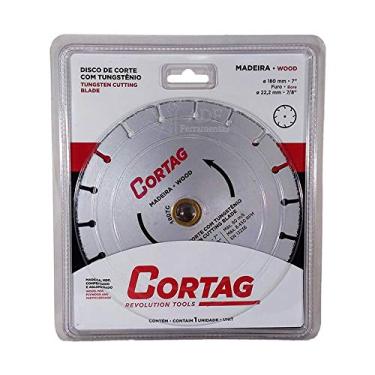 Imagem de Disco de Corte Para Madeira 180mm Esmerilhadeira Cortag